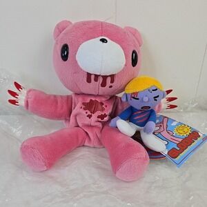 Chax Colony Gloomy Bear 2004  Pink & Pity Hand Puppet Set Plush 12" - Japan NWT